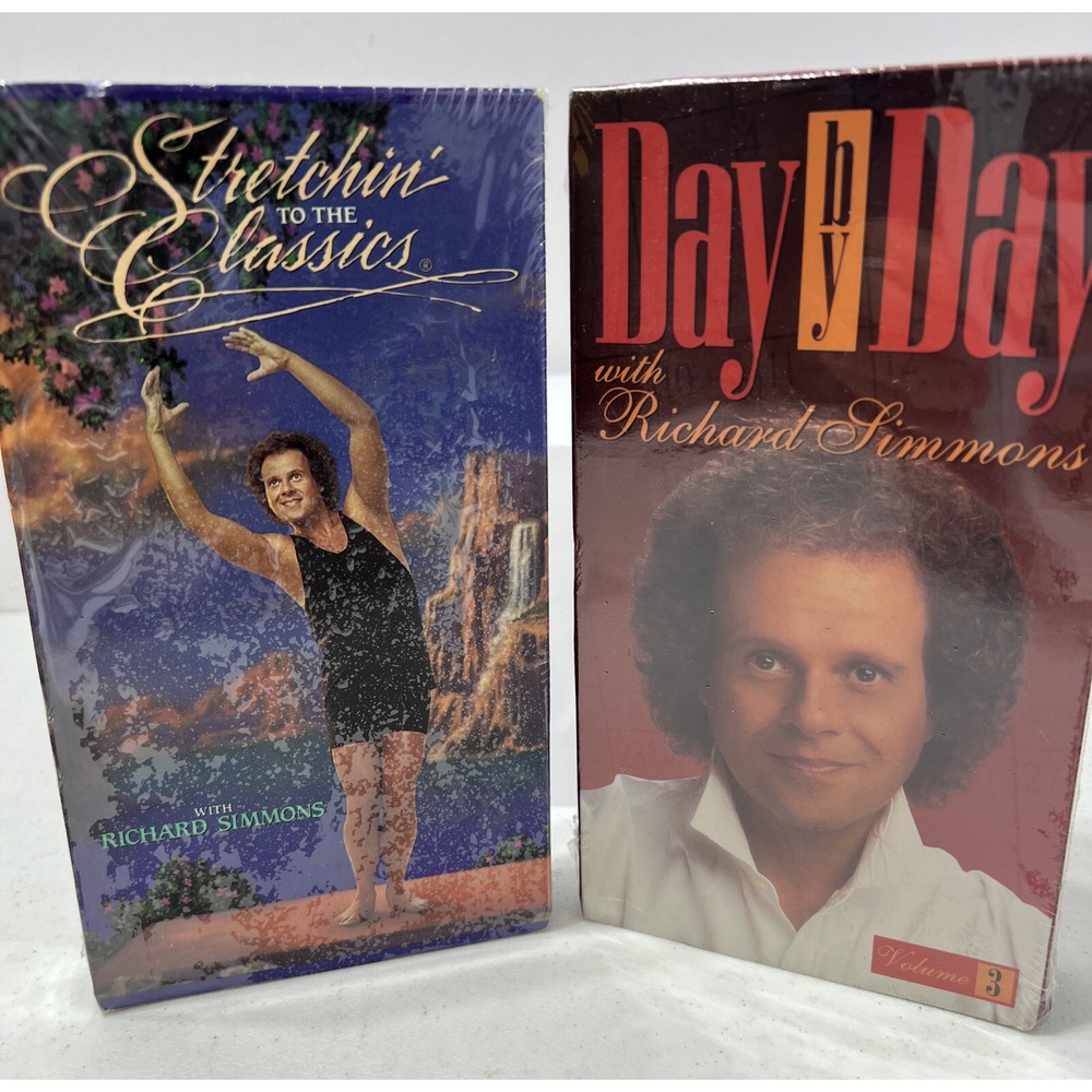 Richard Simmons VHS Sealed New LOT‎ Of 2 Exercise Motivational Tapes